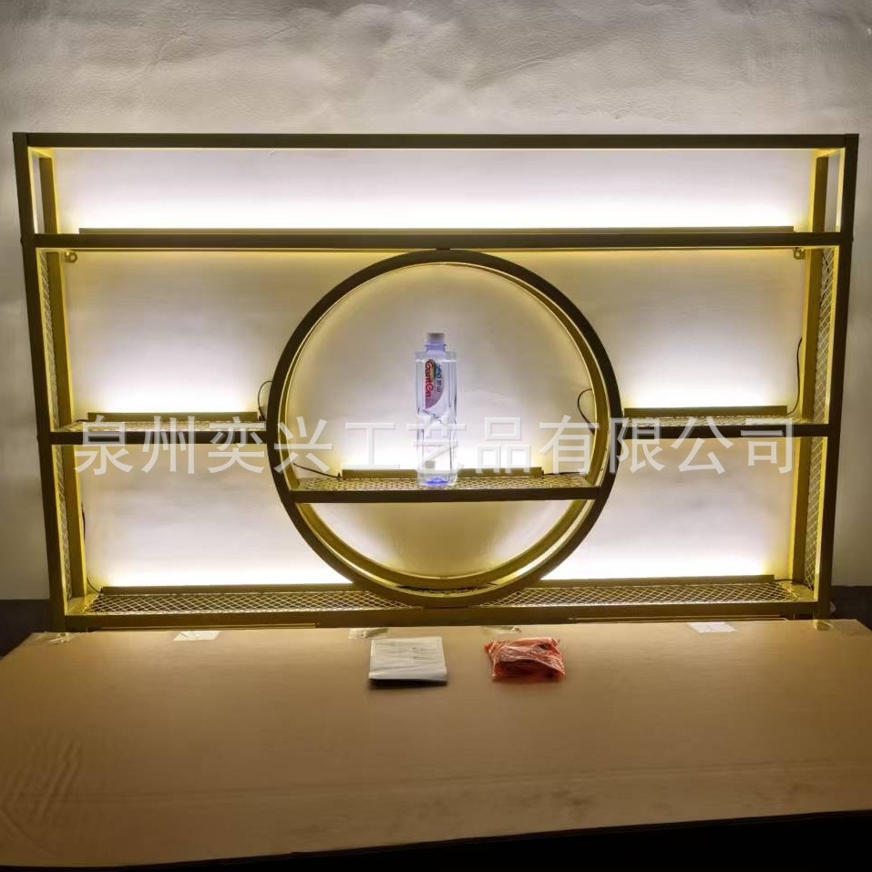 Amazon Disassembly Wall-mounted Wine Rack Iron Wall-mounted Wine Cabinet Storage Rack Wine Display Rack Guest Bar Dining Decoration