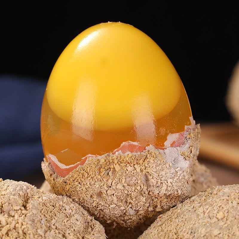 Jingtushan Preserved Eggs, Anhui and Henan Specialty, Authentic Soft-Boiled Extra-Large Lead-Free Yellow Heart Pine Flower Preserved Eggs Wholesale