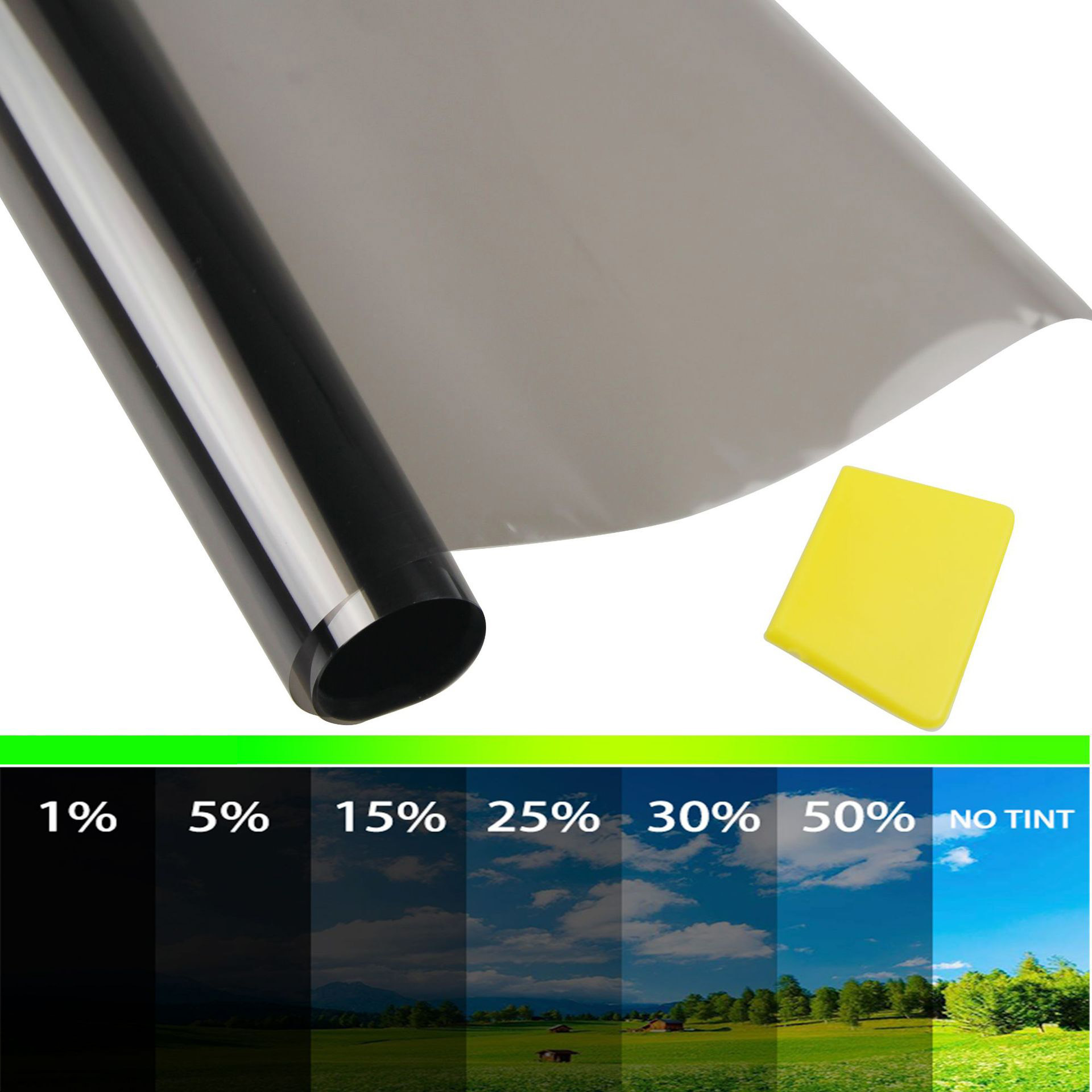 Cross-Border Wholesale Electrostatic Car Insulation Film, Glass Film, Solar Film, Window Film, Building Film, Car Film