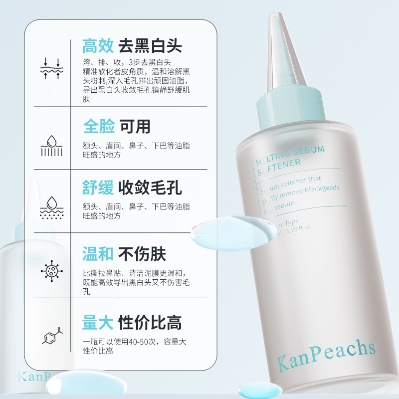 Blackhead Export Essence Cleansing Gentle Blackhead acne Closed Soften Exfoliating Export Essence