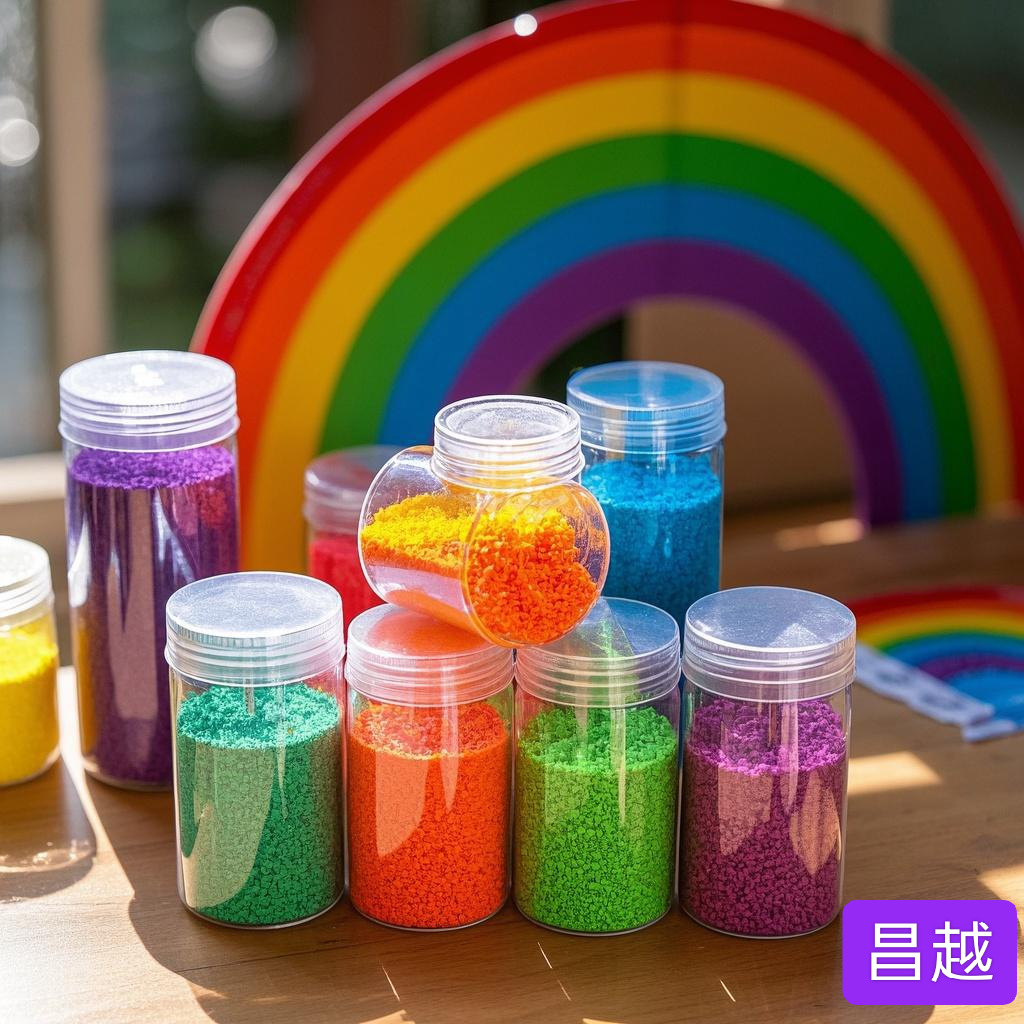 Поставка цветного мастербатча: красный, оранжевый, жёлтый, зелёный, синий, фиолетовый, оптовая скидка на количество