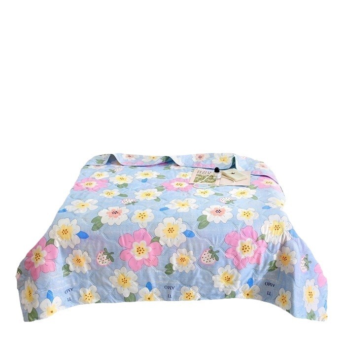Cool and Breathable Event Sales Summer Quilt with Gift Box Air Conditioning Quilt Opening Promotion Gift Washed Cotton Summer Cool Quilt