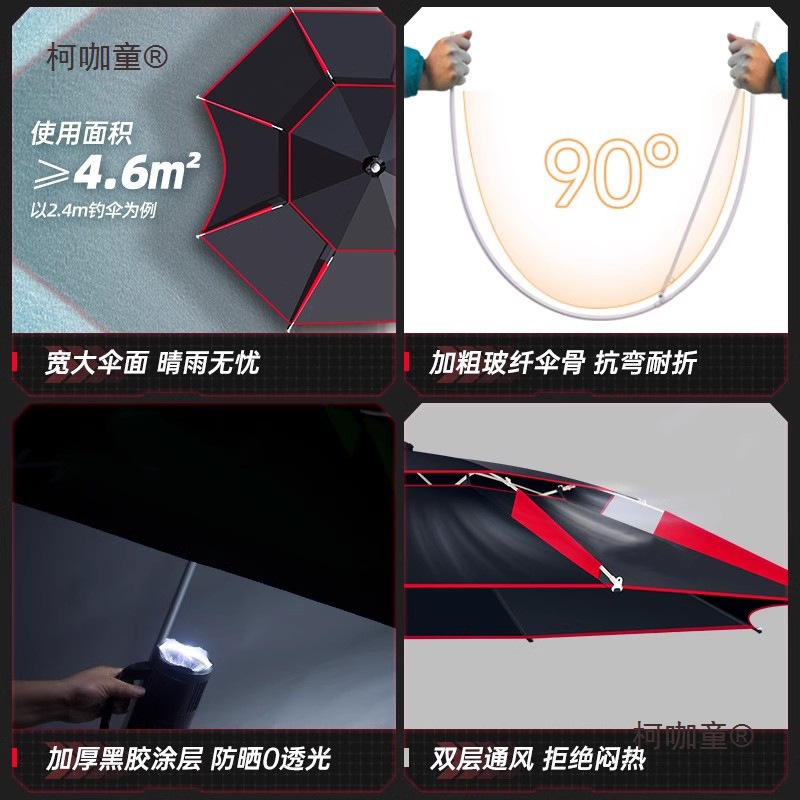 Fishing Umbrella, Universal Large Fishing Umbrella, New Rainproof Umbrella, Fishing Cane Umbrella, Outdoor Cane Parasol, Metabo