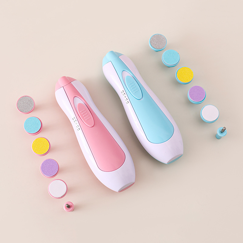 English Packaging Baby Electric Nail Polisher Pp Storage Box Electric Nail Polisher Baby Nail Trimming Tool