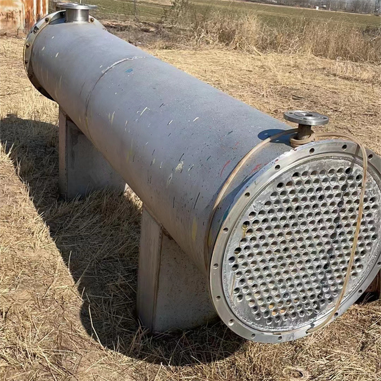 Industrial Stainless Steel Condensation Heat Exchange Equipment Stainless Steel Tube Condensation Second-Hand Titanium Condenser