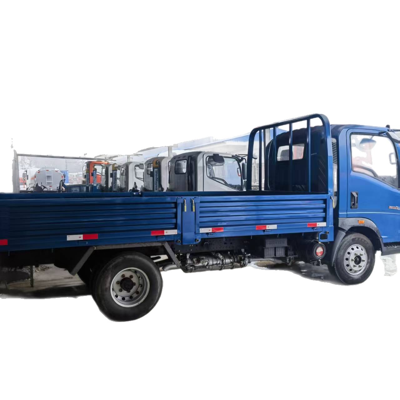 Jmc Kaiyun Tow Truck, Blue Plate Small One-To-Two Road Rescue Vehicle, Urban Violation Rescue