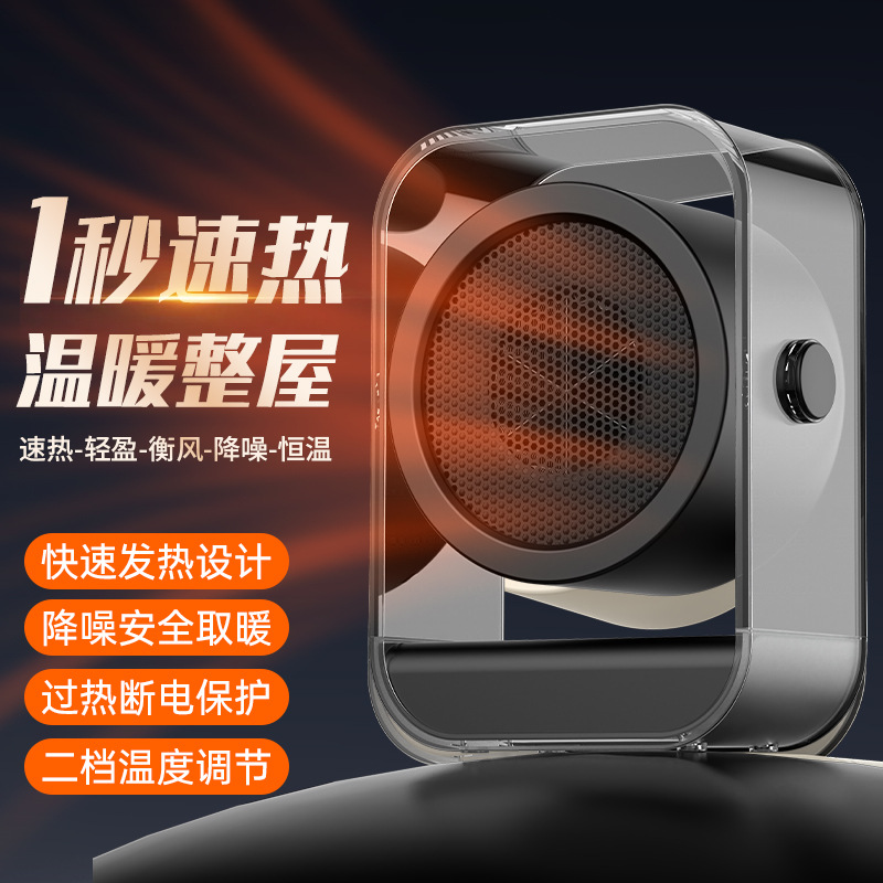 New Cross-Border Desktop Heater Household Portable Heater Bedroom Living Room Quick Heating Dormitory Electric Heater Foot Warmer