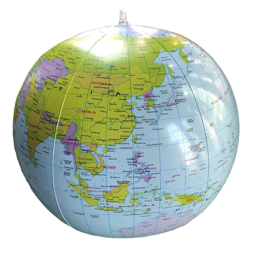 Manufacturer's Ready-Made Inflatable Globe Environmentally Friendly Pvc 16inch Globe Teaching Props Hot Sale and Timely Delivery