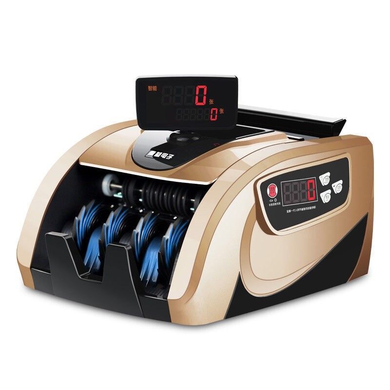 New Version of Banknote Detector Commercial Small Home Office Portable Rmb Class B Rechargeable Smart Banknote Counting Machine