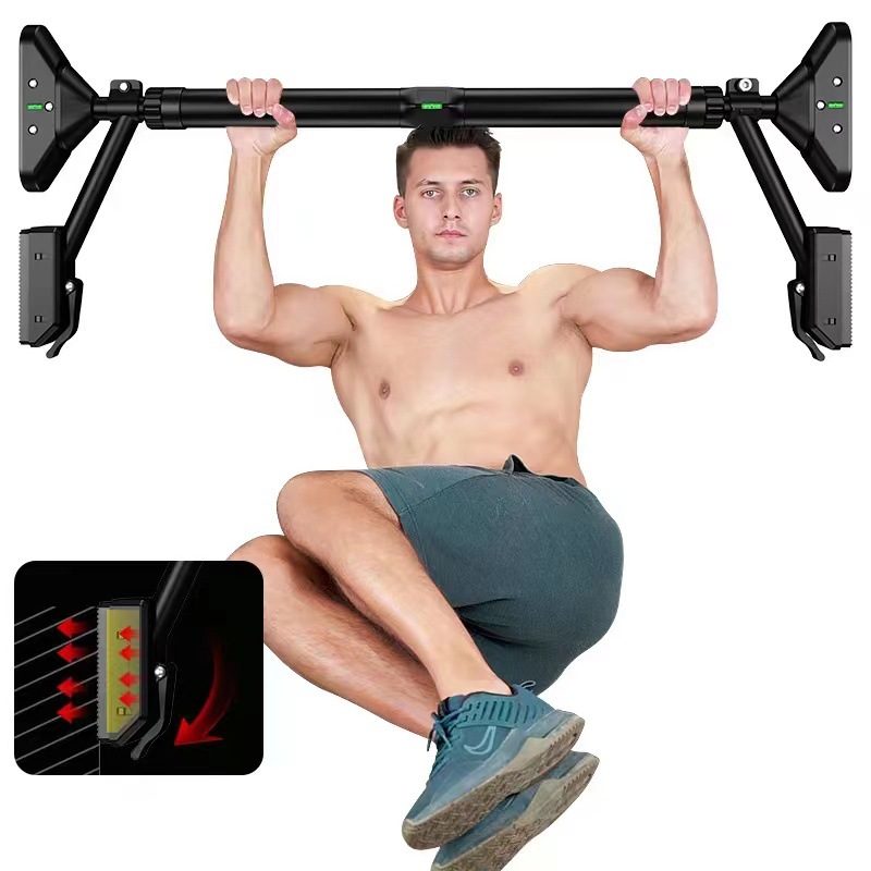 Pull-Up Bar for Home Use, Indoor Wall-Mounted, No Drilling Required, Anti-Slip, Pull-Up Bar for Exercise