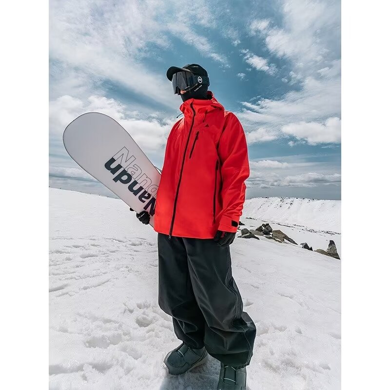 2024 Ski Pants for Men and Women Waterproof Windproof Loose Outdoor Sports Northeast Harbin Cold-proof Overalls