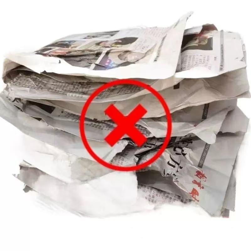 Newspaper Old and New Packaging Paper Waste Large Newspapers Small Newspapers Packaging Wallpaper Cleaning Filling Flower Wrapping Paper Materials