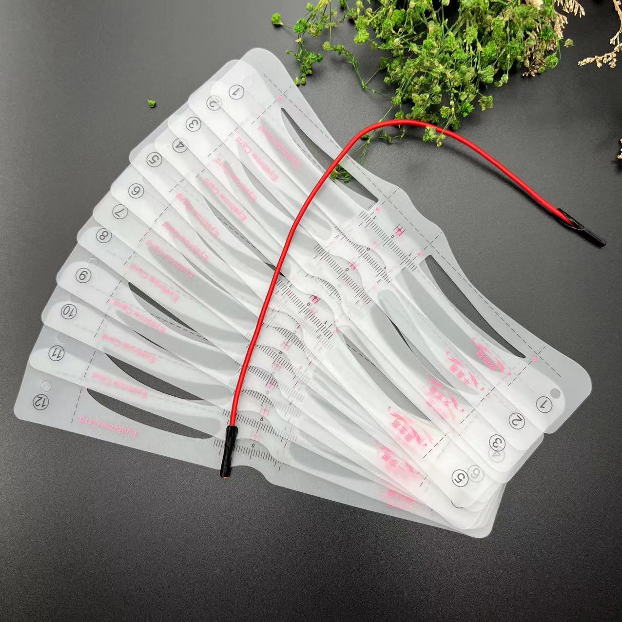 Eyebrow Card, Eyebrow Card, Eyebrow Sticker, Lazy Eyebrow Thrush Tool, Eyebrow Assistant, Beginner Eyebrow Card, Eyebrow Ruler Set