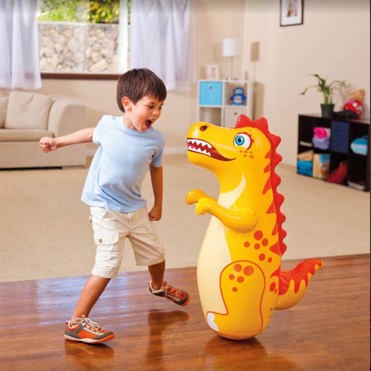 In-Stock Thickened Inflatable Dinosaur New Toy Indoor Vertical Children's Stress Relief Fighting Exercise