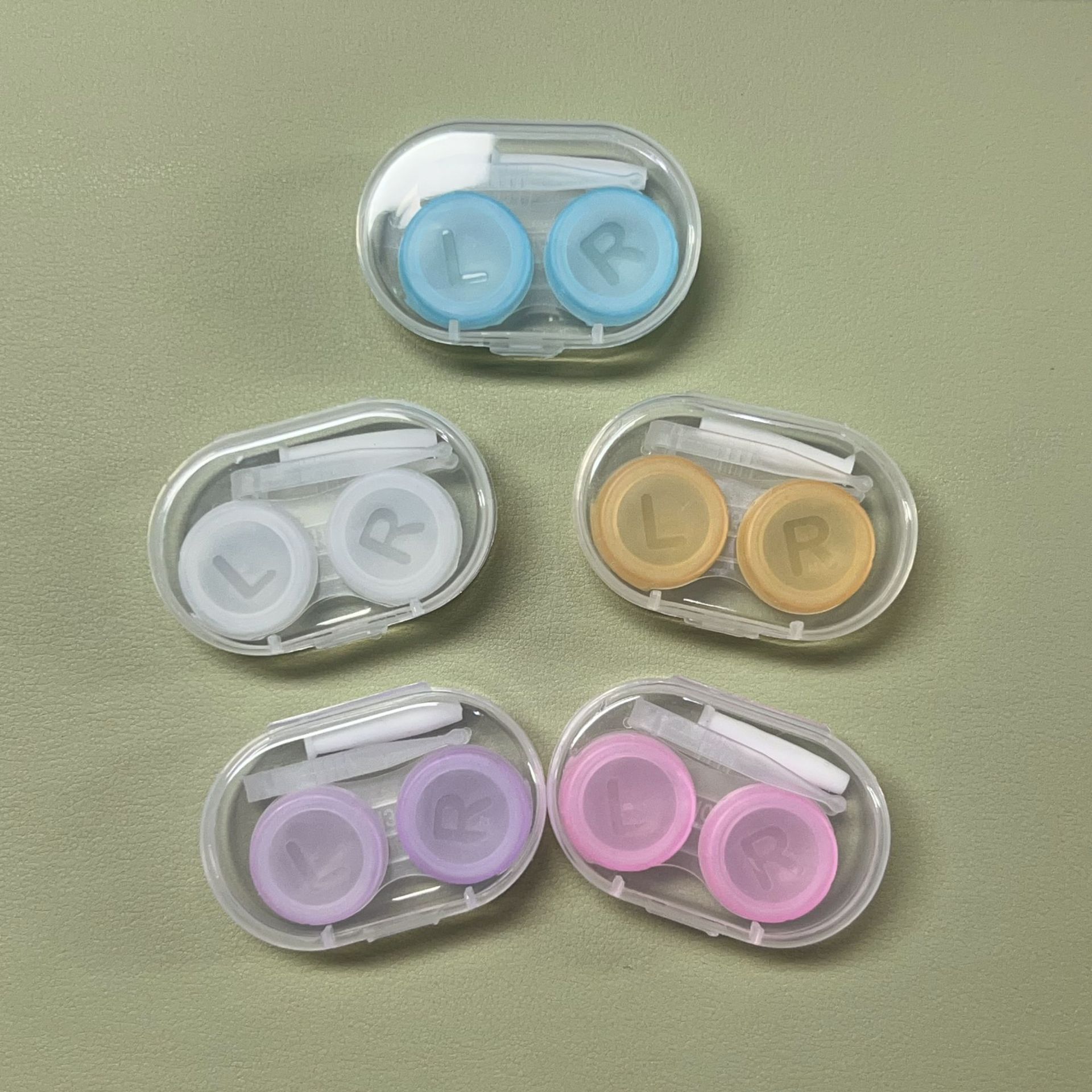 Простой контейнер для контактных линз, портативный дуплексный ящик, коробка для хранения, замена 114