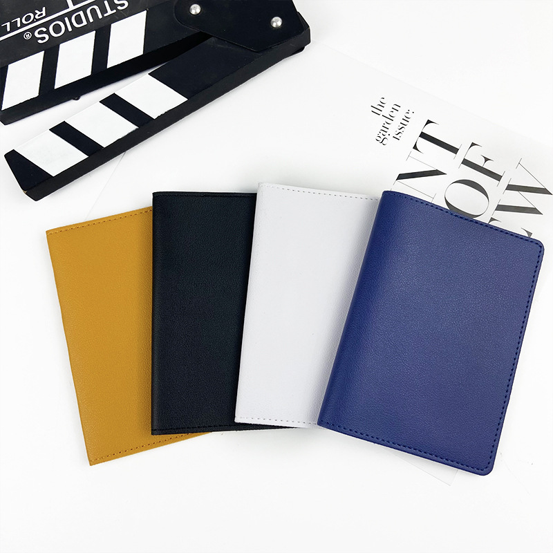 cross-border pu leather passport cover luggage tag passbook holder passbook bag luggage tag suit