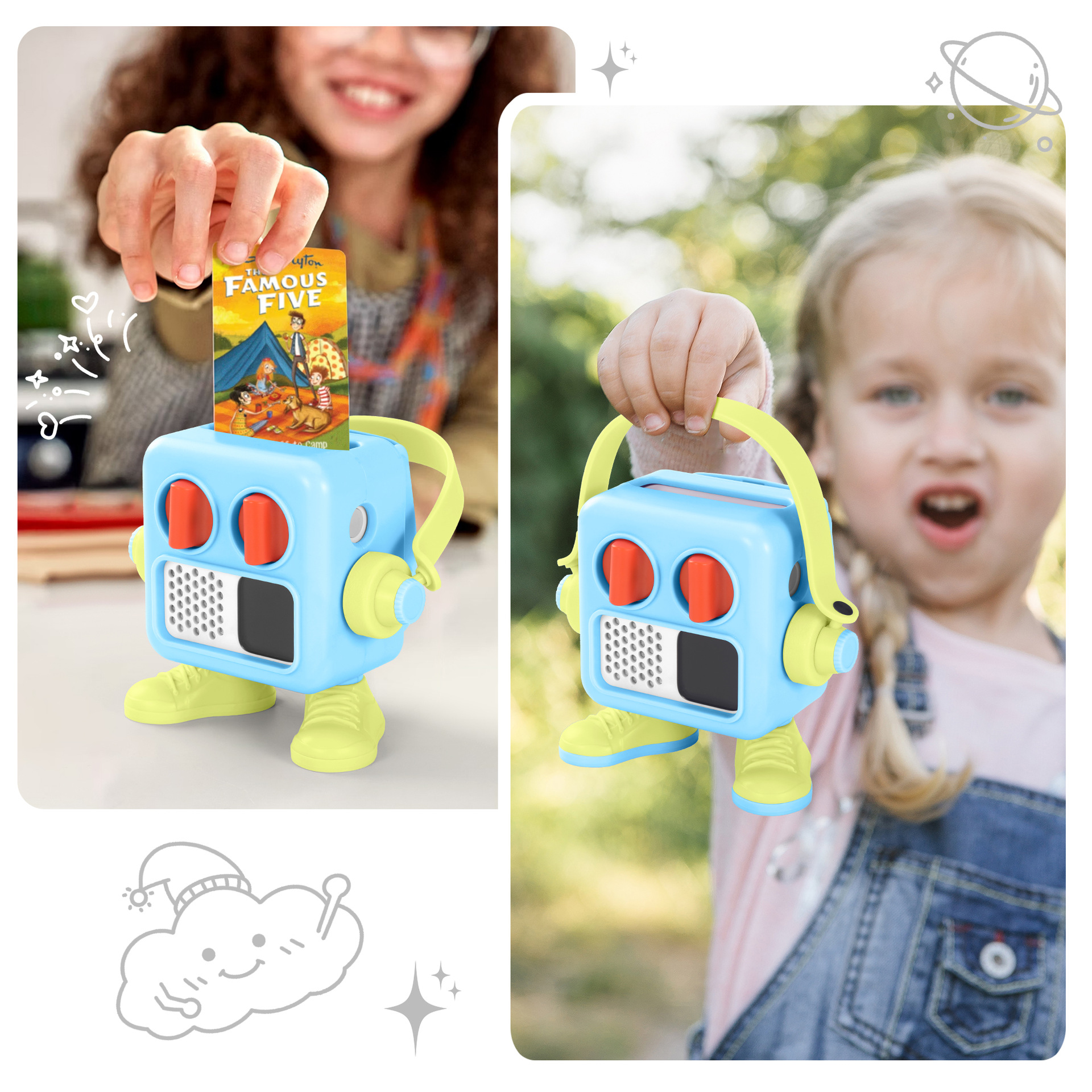 Suitable for Yoto Story Music Card Music Player Storage Card Desktop Rack Wooden Kidsren's Rack Ornaments