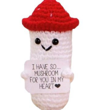 Cross-border New Crochet Positive Energy Animal Positive Penguin Expression Bag Hand-woven God Beer Finished Doll