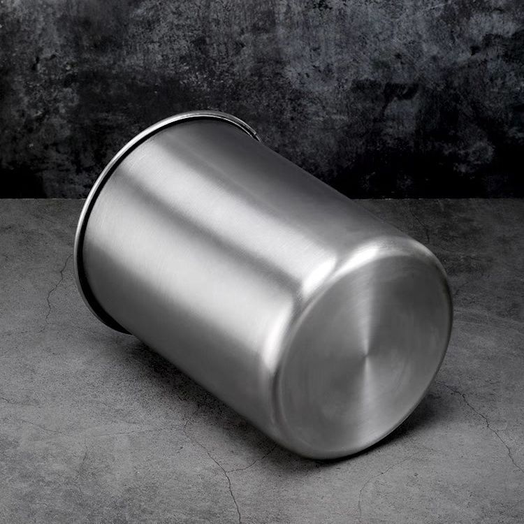 Mianmian Ice Bucket Commercial Ice Cream Shop Thickened Mini Stainless Steel Bucket Stall Ice Planer Icicle Ice Brick Insulation Mold