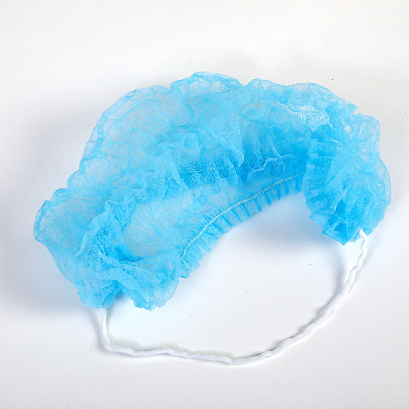 Factory supply beard sleeve disposable non-woven PP dustproof single rib beard sleeve ear hook breathable headwear beard sleeve