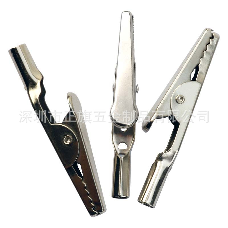 5CM long round tail crocodile clip electrician clip power clip battery clip electric cable lead clip power test