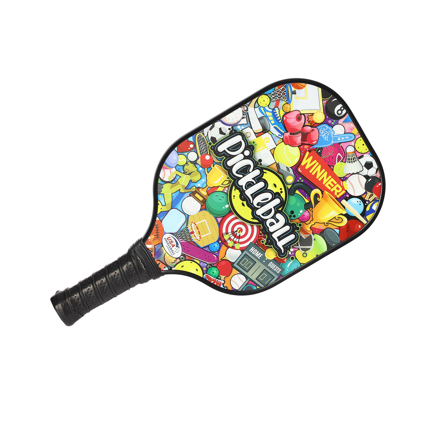 Direct Selling Pickleball Racket Set Carbon Fiber Pickleball Racket Set Cross-Border Wholesale Honeycomb Pickleball Racket T700