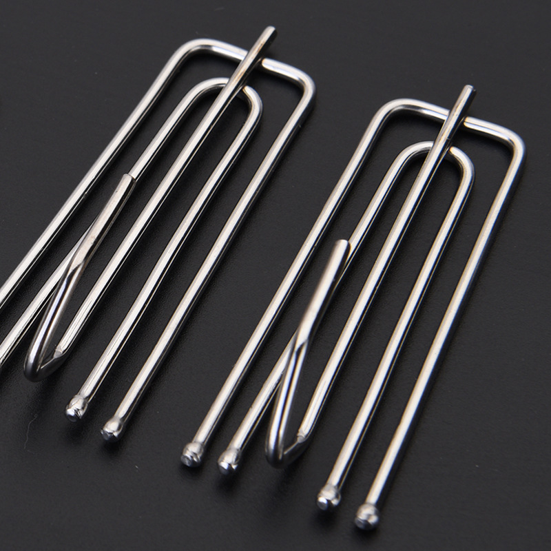 Curtain hook wholesale stainless steel cloth fork four Claw hook hook curtain accessories metal cloth hook