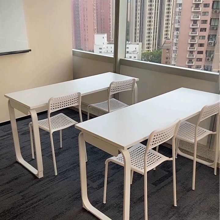 Training Table and Chair Combination Hotel Long Conference Table Training Education Institution Classroom Table and Chair School Desk Study Table