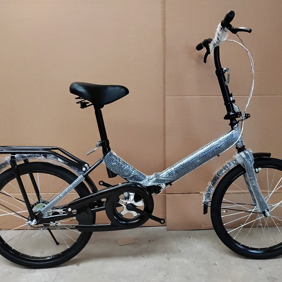 Factory wholesale 20 inch folding bicycle children primary and secondary school students adult male and female bicycle gift can do logo