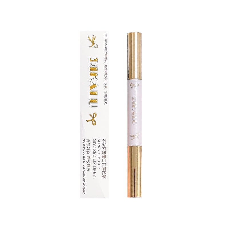 DIKALU soft mist lipstick lip liner non-stick cup non-fading matte matte surface moisturizing non-decolorizing waterproof double head