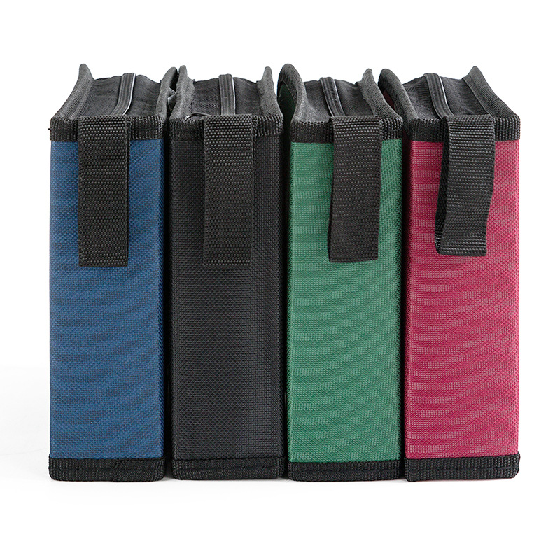 Сумка для CD из оксфордской ткани Hengqi на 40 штук, автомобильная сумка для CD, коробка для хранения DVD