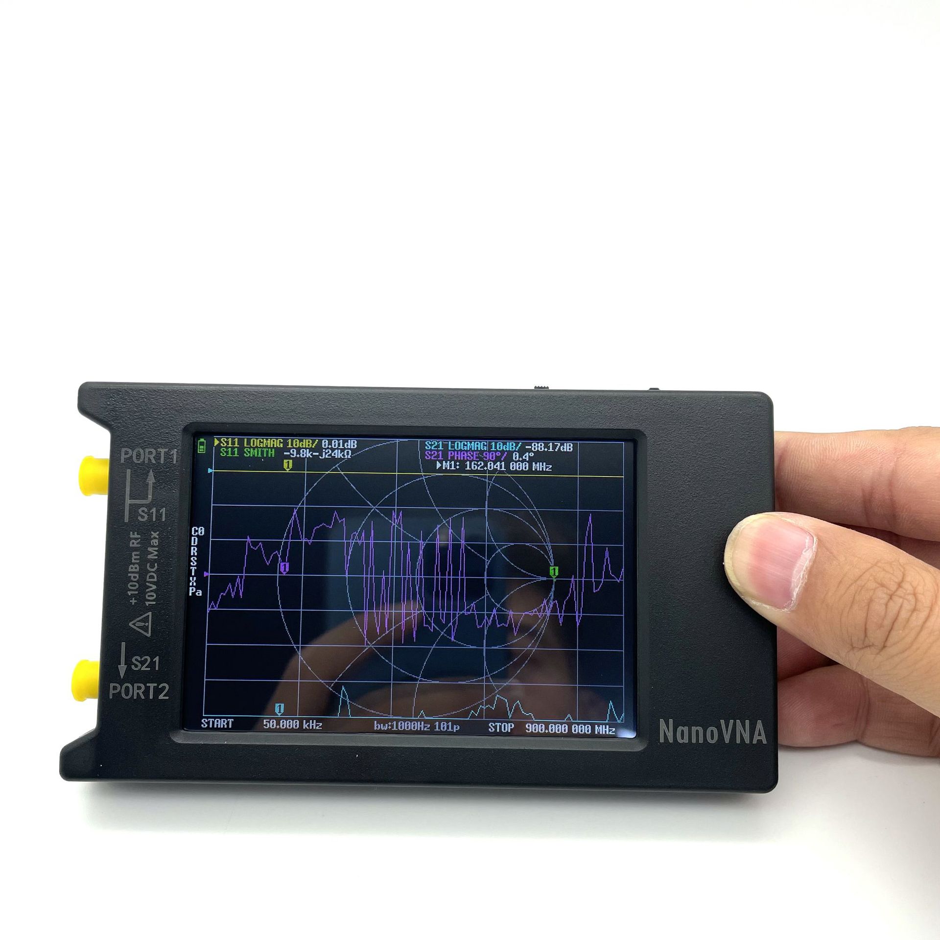 NanoVNA H4 vector network analyzer antenna analyzer shortwave MF HF VHF UHF talent