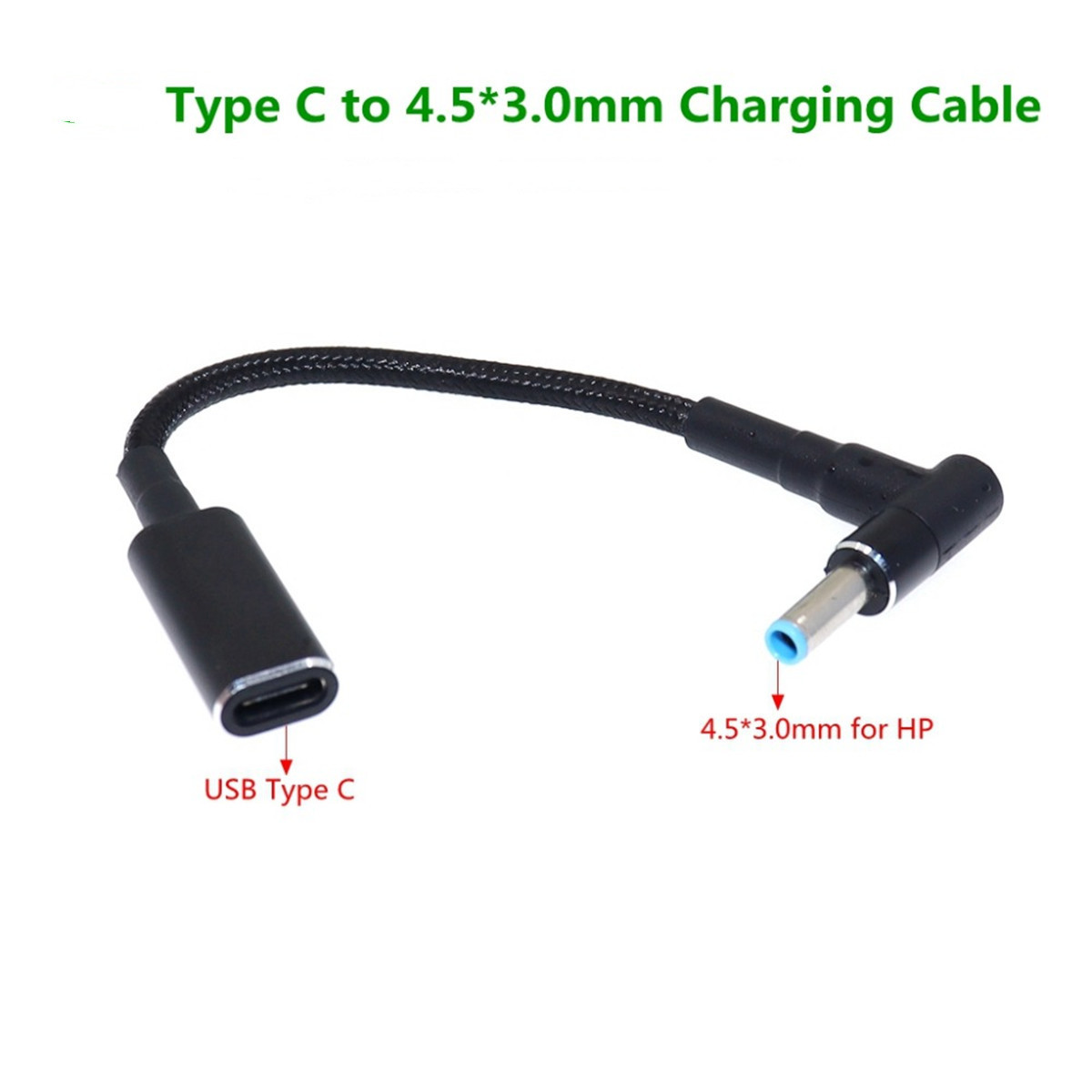 100Wpd быстрый зарядный кабель подходит для нового Usbc Typec к Dc разъему 4.5X3.0X0.6мм