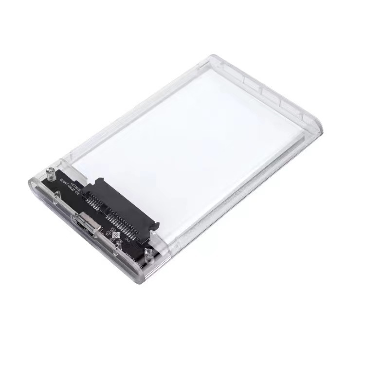 Usb3.0 Transparent Hard Drive Enclosure Sata Mechanical Ssd Universal 2.5inch Hard Drive Enclosure