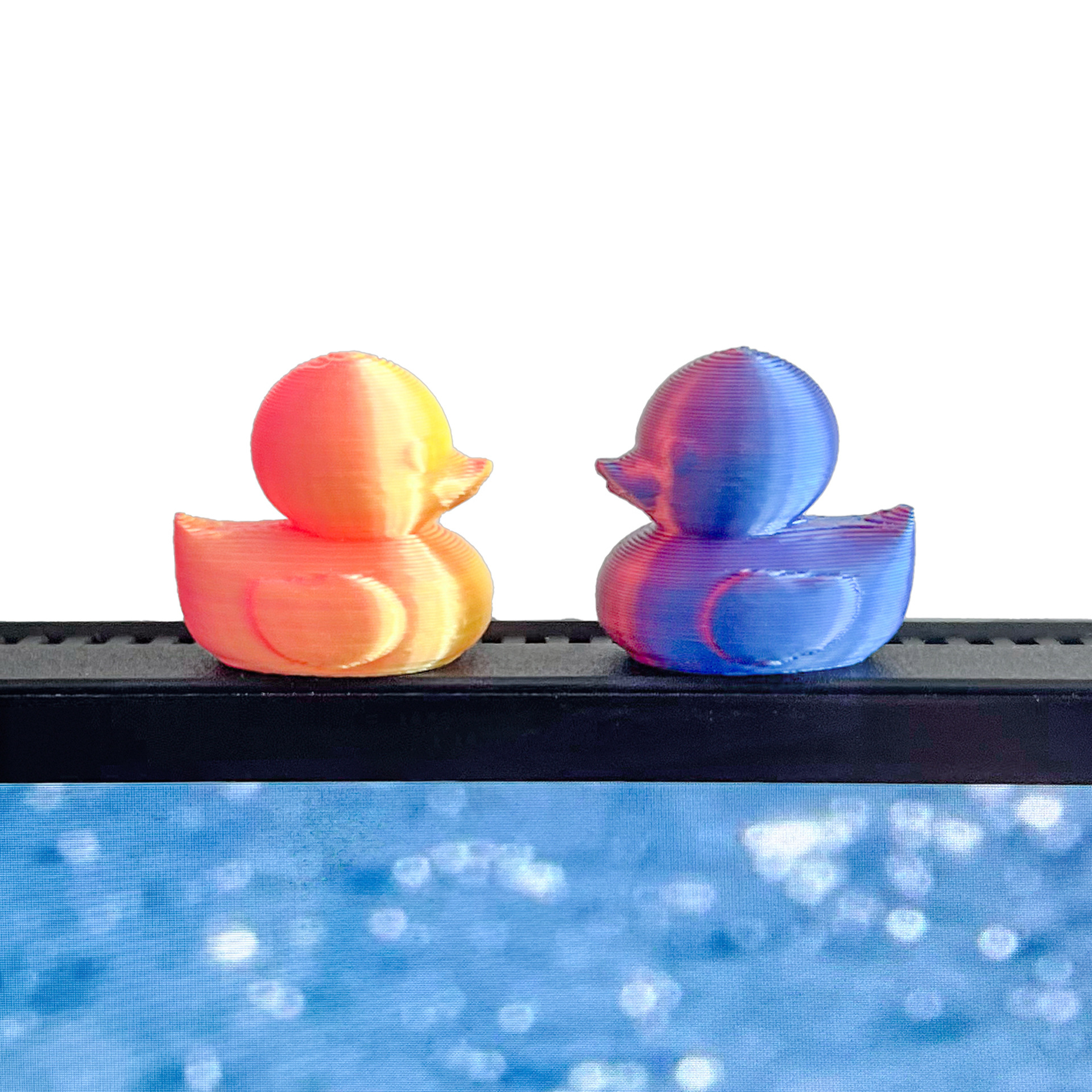 Cross-Border Hot Selling 3D Printed Mini Particle Duck Cute Particle Micro Landscape Landscaping Toy DIY Decorative Small Ornaments