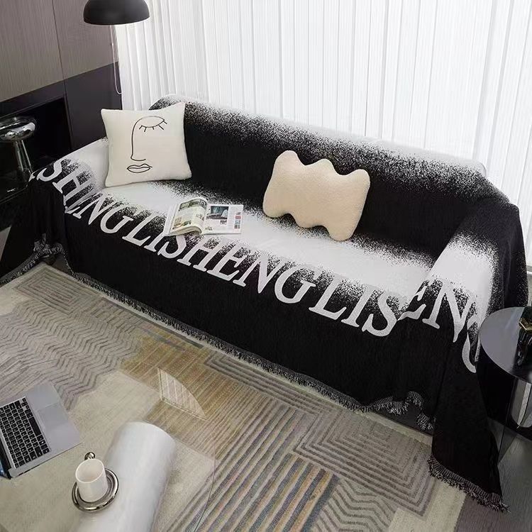 R5X Sofa Cover Universal Scandinavian Ins Sofa Towel Cover Sofa Cushion Four-Season Universal Classy Full Cover