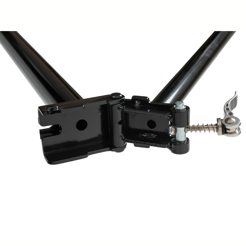 Folding U-Shaped Waist Fork and Foot Fork Stainless Steel Rebound Type Foldableable Campus Security Explosion-Proof Equipment Riot Steel Fork