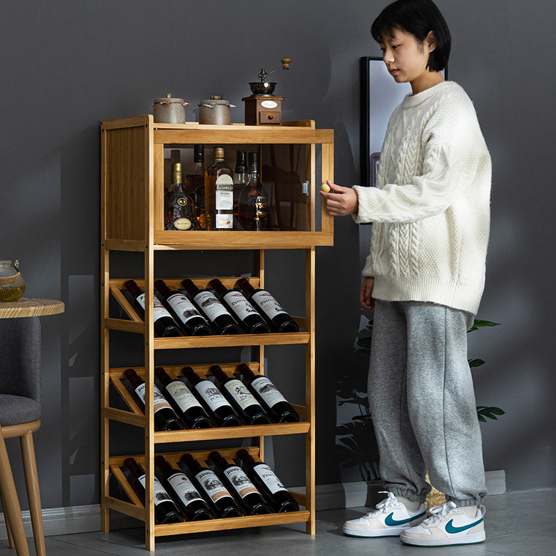 Living Room Wine Cabinet Wall Storage Cabinet Display Advanced Sense Integrated Cabinet Wine Display Cabinet Small Display Cabinet Home Wall