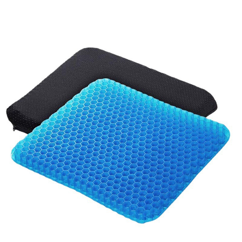 Gel Cushion Summer Breathable Ice Cushion Honeycomb Car Seat Soft Ice Cushion Office Home Stool Butt Cool Cushion