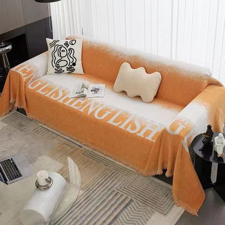 R5X Sofa Cover Universal Scandinavian Ins Sofa Towel Cover Sofa Cushion Four-Season Universal Classy Full Cover