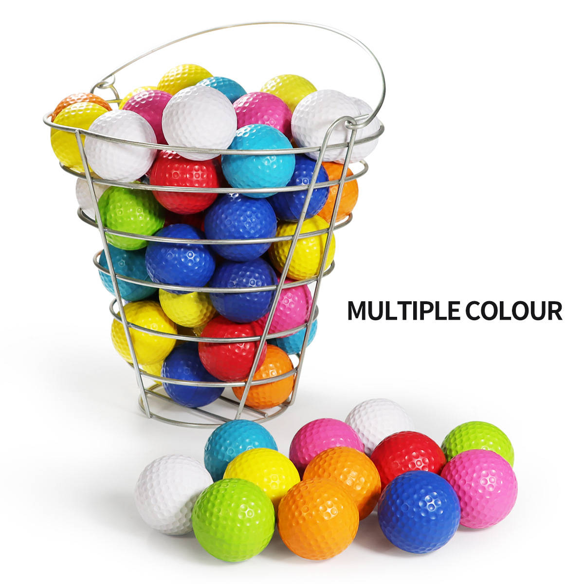 in stock supply 42.6mm golf PU ball golf practice ball soft golf game ball in stock wholesale