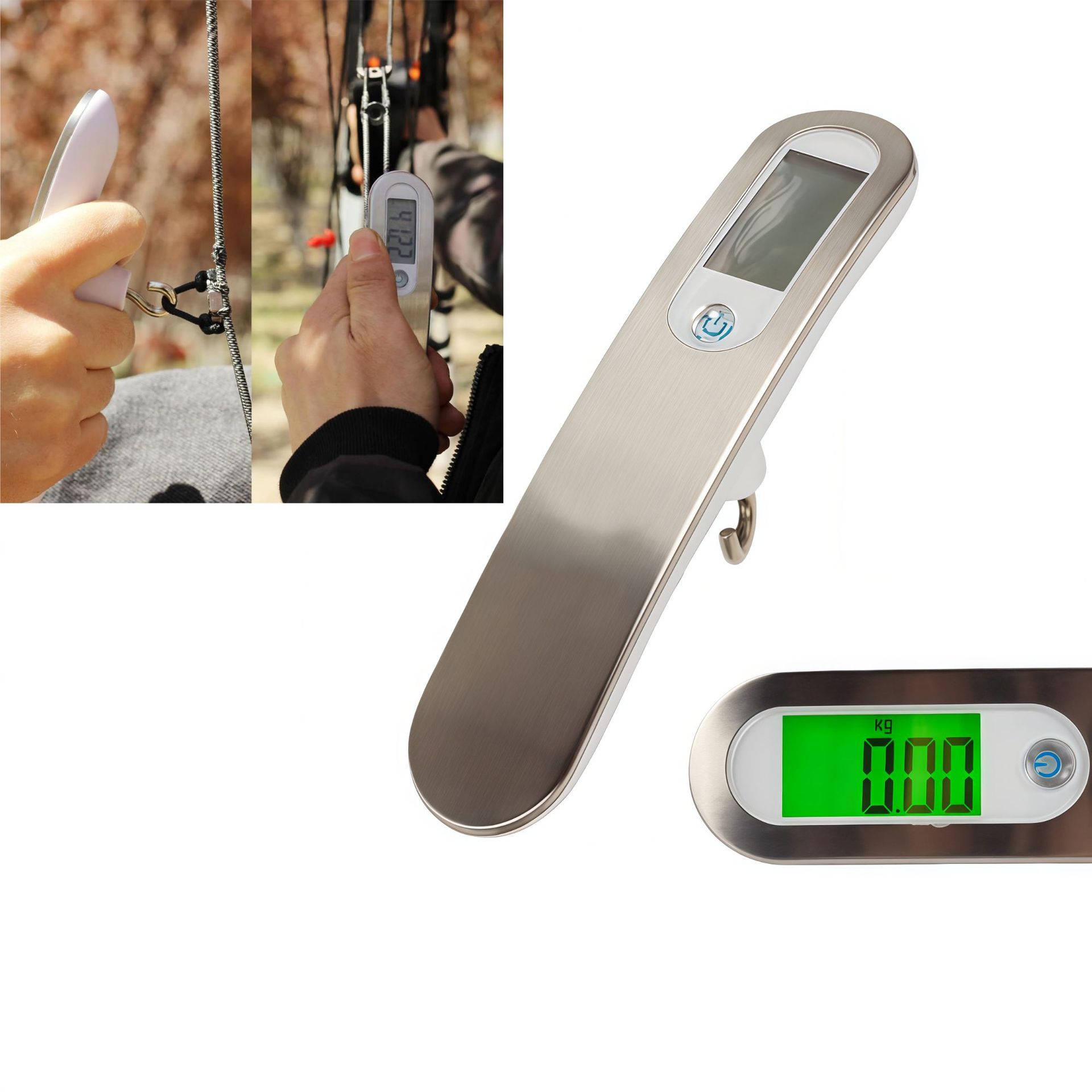 Peak Load Meter Bow and Arrow Equipment Digital Tension Meter Archery Equipment Digital Force Measuring Scale Digital Scale Luggage Portable