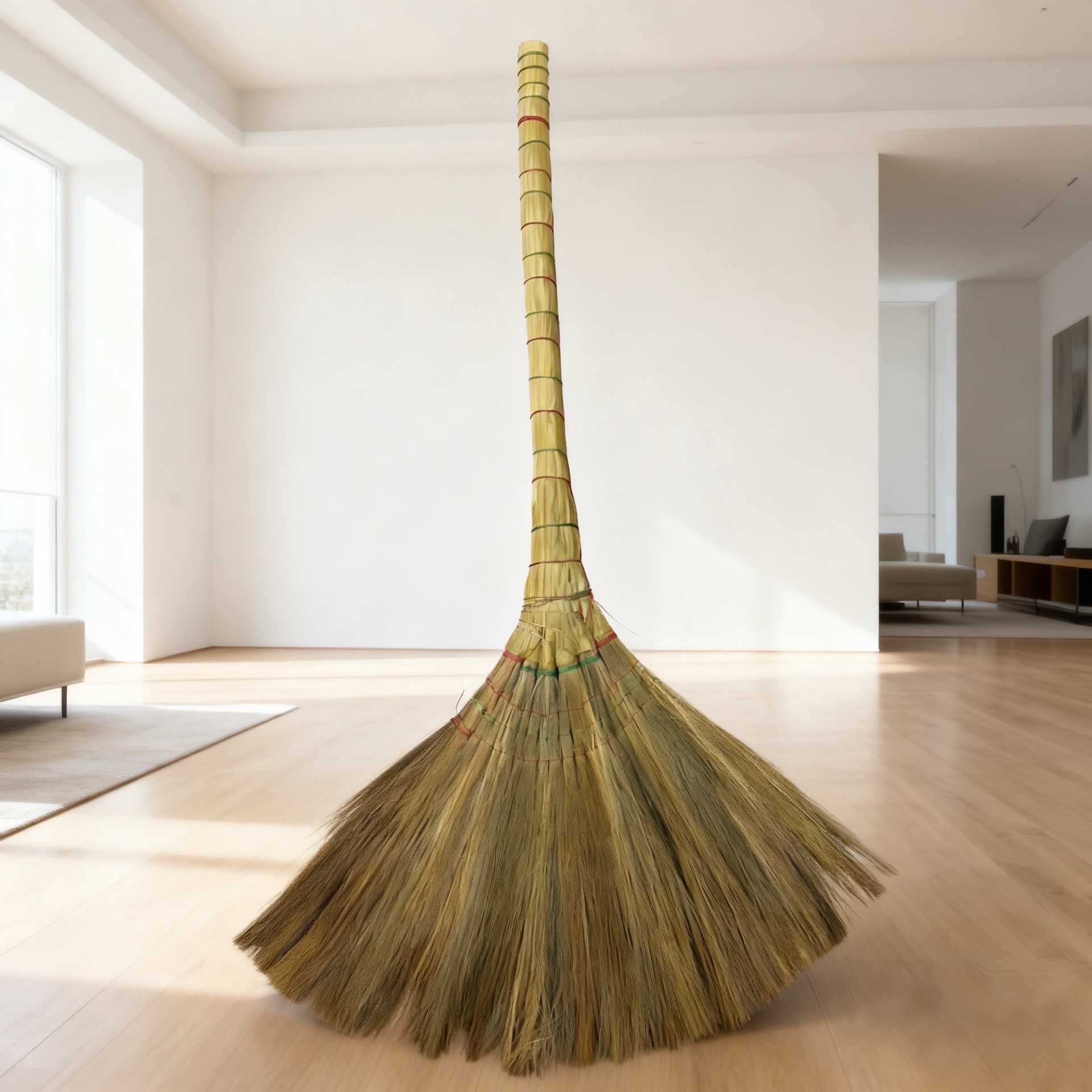Прямые продажи с завода, метла из финикового травы, бытовая метла для уборки пола, натуральная ручная метла
