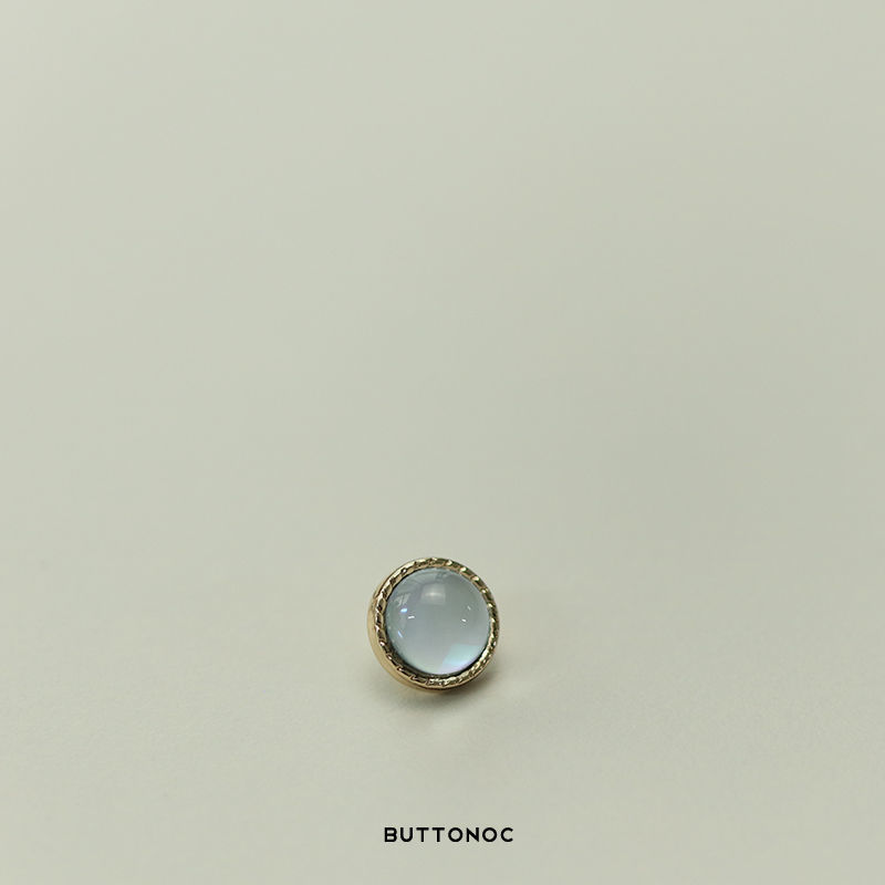 Super Beautiful Ab Color Pearlescent Metal Button Shirt Knitted Cardigan Sleeve Collar Small Button Women's Sweater Summer Top Button