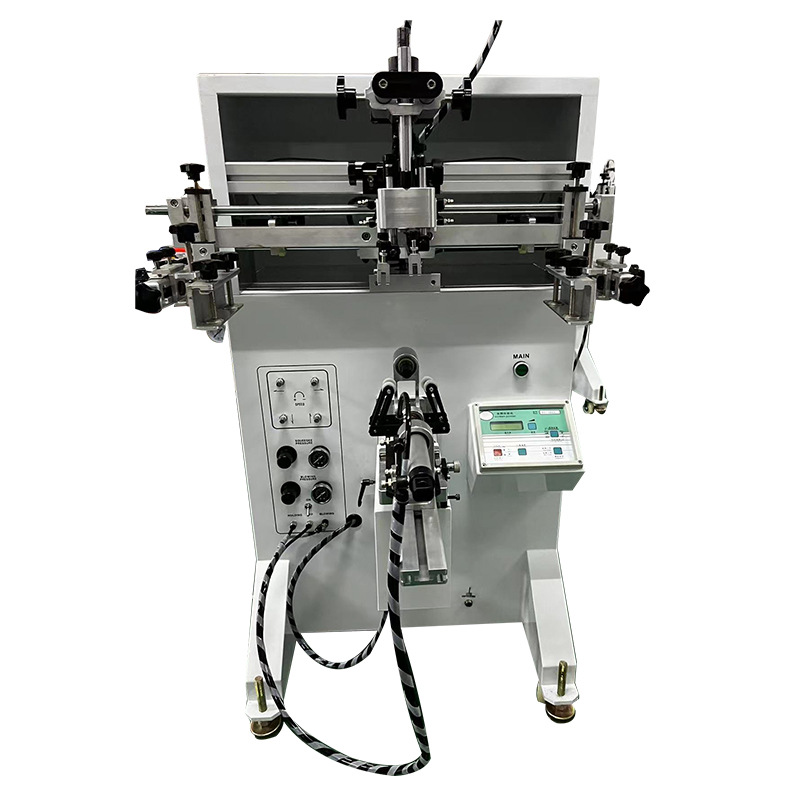 Curved surface round surface screen printing machine glass bottle cup milk tea cup screen printing machine thermos bottle feeding bottle screen printing machine