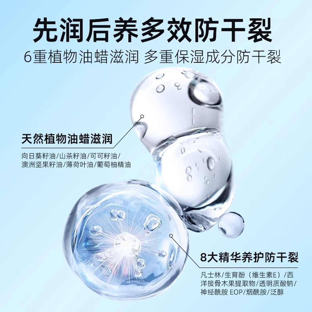 Hefengyu Lip Balm for Men, Moisturizing, Moisturizing, Anti-Drying and Flaky, Men's Mouth Oil Gift Box for Boyfriend