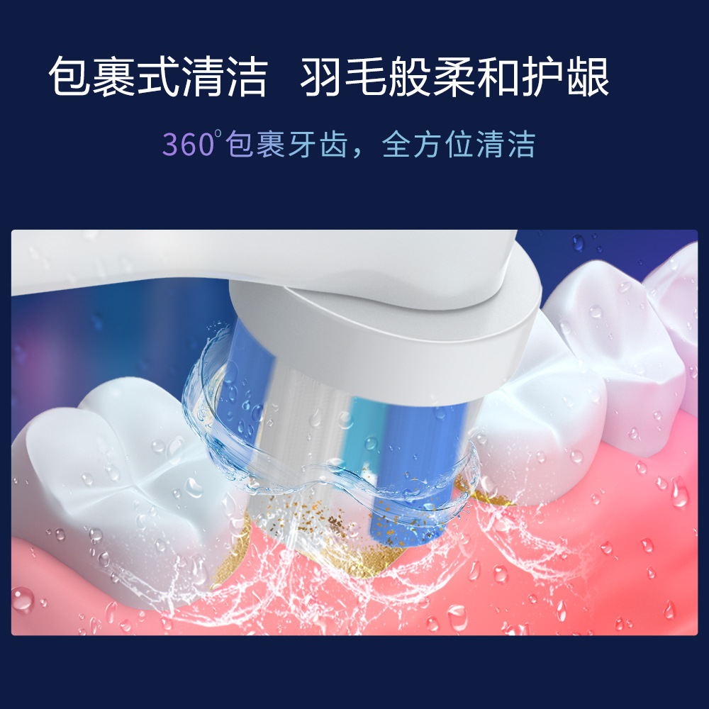 Electric Toothbrush Heads with Soft Bristles Are Suitable for Oral-B, Universal Replacement Heads, Wholesale and Dropshipping from the Source Manufacturer