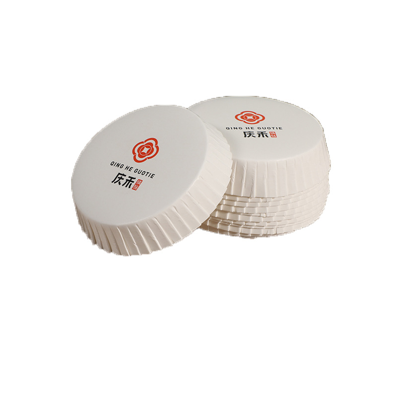 Hotel Restaurant Thickened Disposable Water Absorbent Paper Cup Cover Food Card Paper Cup Cover Copper Paper Cup Cover