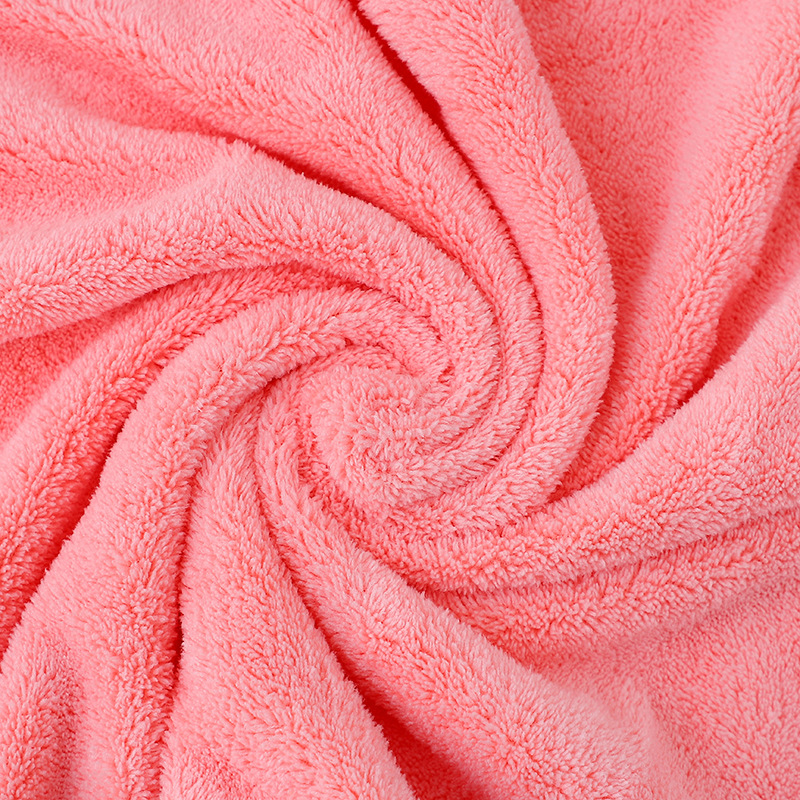 Towel and Bath Towel Manufacturer Wholesale Xiao Yang Ge's Same Style Absorbent Cloud Soft and Comfortable Thickened Coral Velvet Face Towel