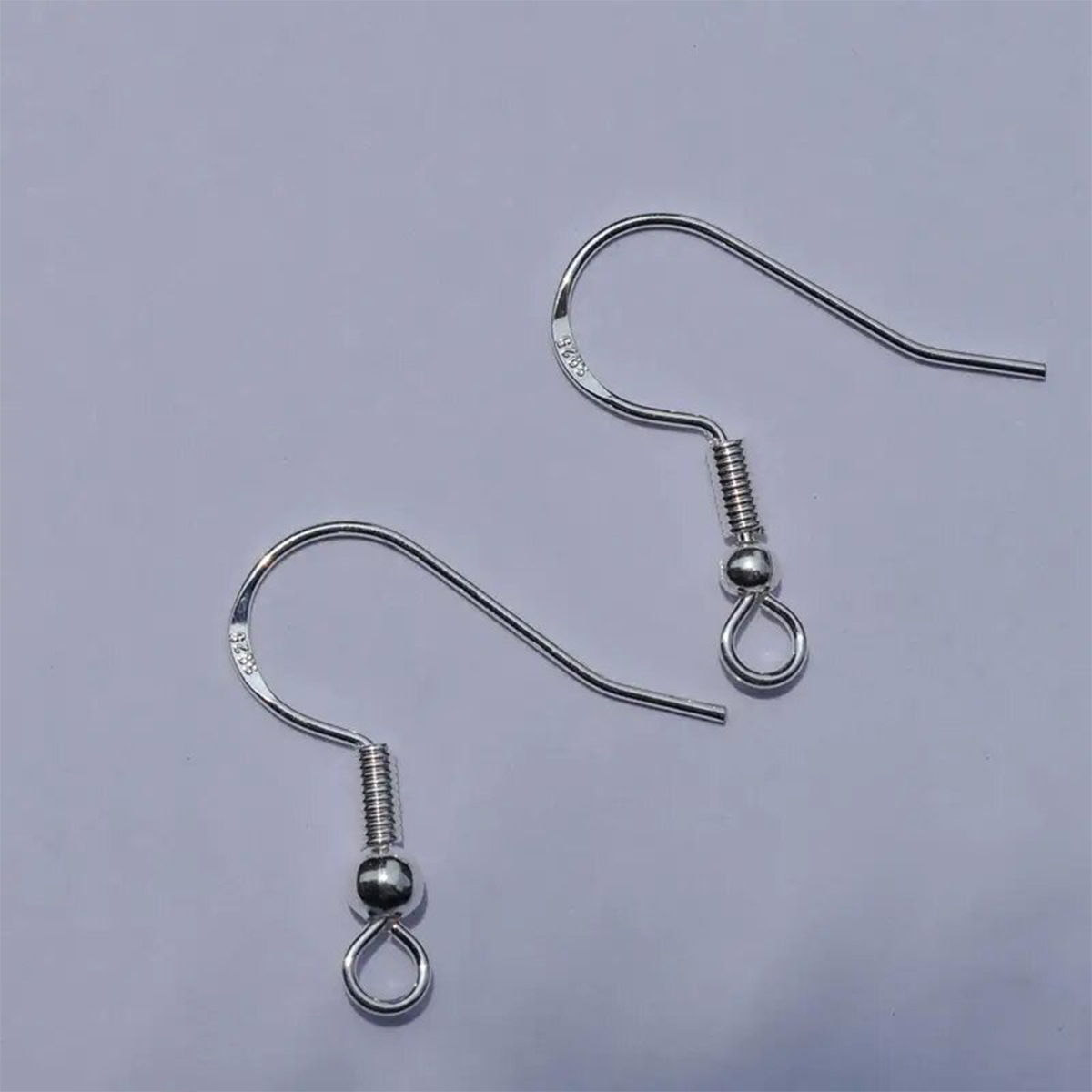 S925 Silver Copper Plated Sterling Silver Ear Hook Accessories DIY Handmade Semi-Finished Material Gold Plated Earrings Ear Jewelry Accessories